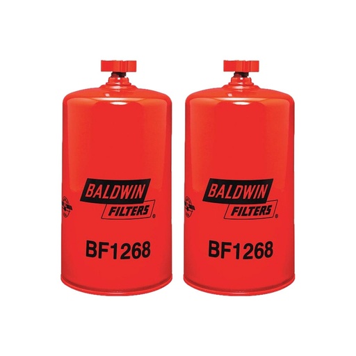 Fuel Water Separator Filter Baldwin BF1268 (Pack of 2)