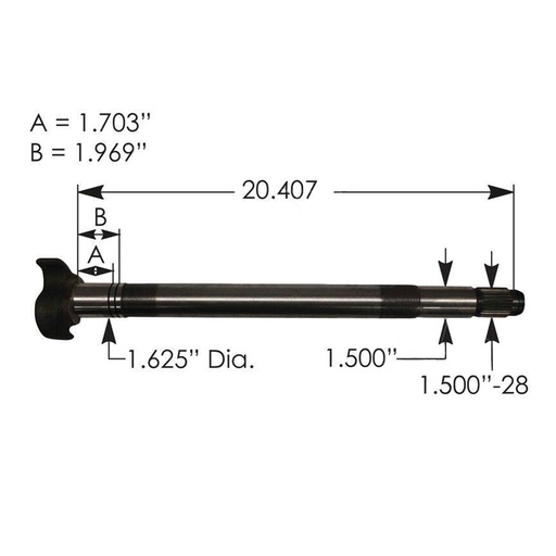 CAMSHAFT LH   122.282013.03  2210G6871 E14824