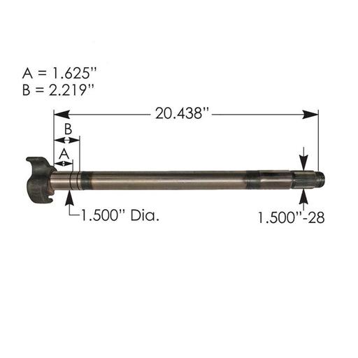 CAMSHAFT LH   123.282014.01   	R607181
