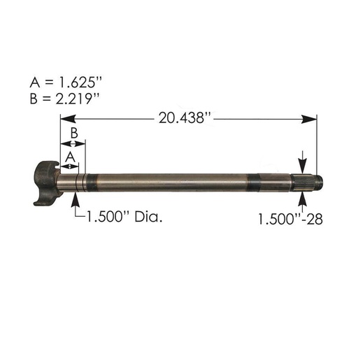 CAMSHAFT RH 123.282014.02   R607182