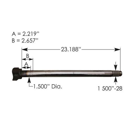 CAMSHAFT RH 123.282306.02  R607254