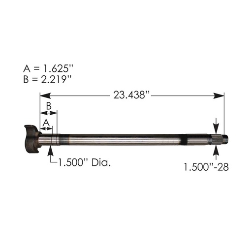 CAMSHAFT LH 123.282314.01   R607171