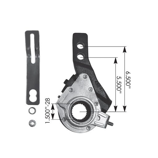HALDEX TYPE SLACK ADJ 5.5-6.5 ECONOMY  133.2831  	40010141