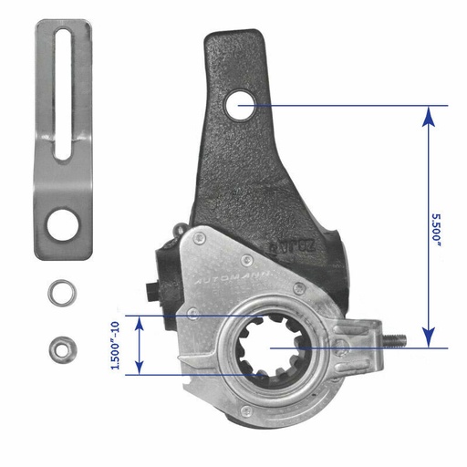 HALDEX TYPE SLACK ADJUSTER 5.5IN  40110155, 135.1034, 40910101