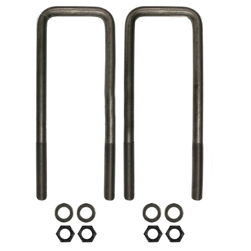 [O6-PASU-CV5T] U Bolt Kit Square 3/4in X 4in X 12-7/8in   AUBK8254-127   R30U825412