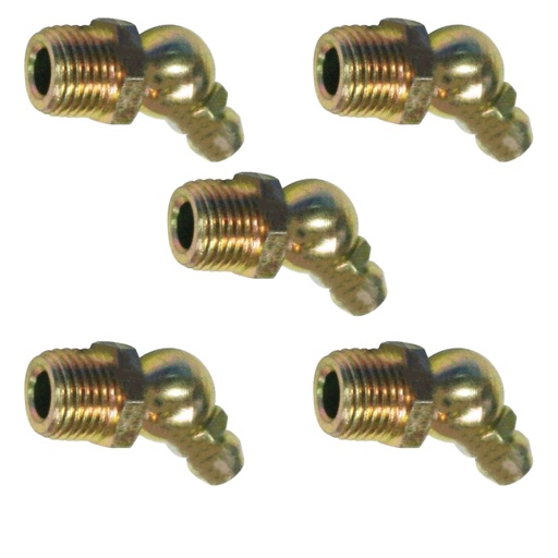 Grease Fitting 1/8in- 27 45 Deg Elbow  G453  44AX98	  ( PACK OF 5 )
