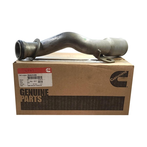 OEM CUMMINS TUBE,WATER TRANSFER 3684506
