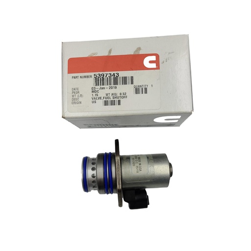 New OEM Genuine Cummins  Fuel Shutoff Valve 5397343