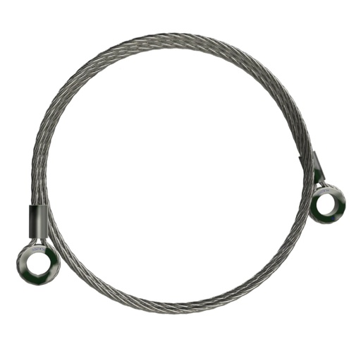 [L7-7SA6-24BJ] Hood Cable 34.47in Peterbilt  HLK2100   L92-6017-0875  L9260170875