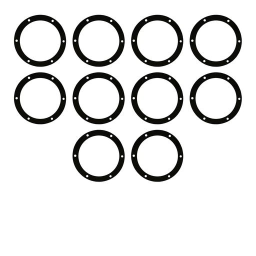 Hub Cap Gasket 6 Hole  180.10630.1  	GKT195 (Pack of 10)