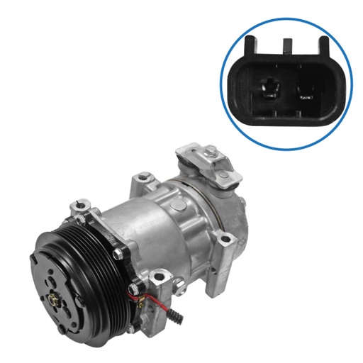 Mahle AC Compressor 7H15 Type Behr 830.31007BE 1402019 F69-6000 F69-6002-122