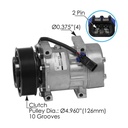 Air Conditioning Compressor 7H15 Type  830.31049   4384