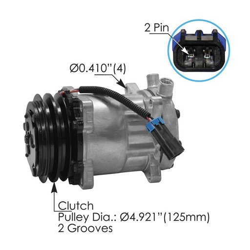 [YG-0ORP-44WZ] Air Conditioning Compressor 7H15 Type   830.31097