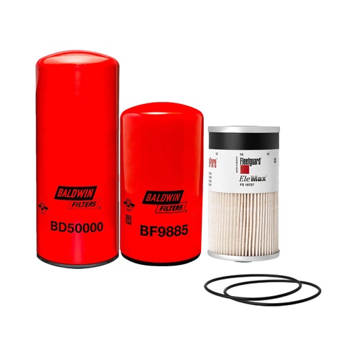 CUMMINS OIL CHANGE KIT,BD50000, BF9885, FS19727