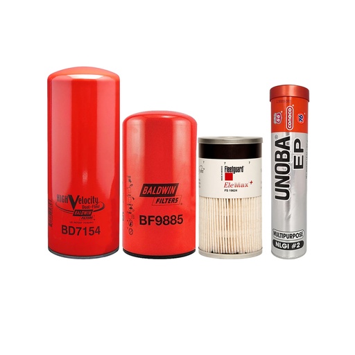 [KGAKIT-97] CUMMINS OIL CHANGE KIT BD7154, BF9885, FS19624, FREE GREASE