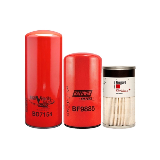 CUMMINS OIL CHANGE KIT BD7154, BF9885, FS19624