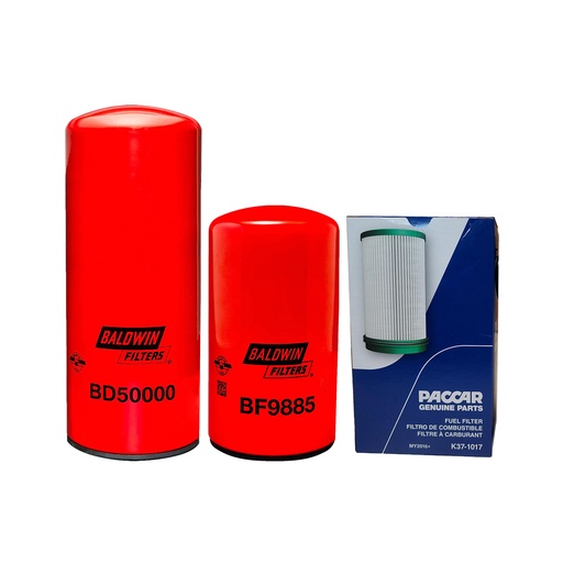 CUMMINS OIL CHANGE KIT BD50000, BF9885, K37-1017