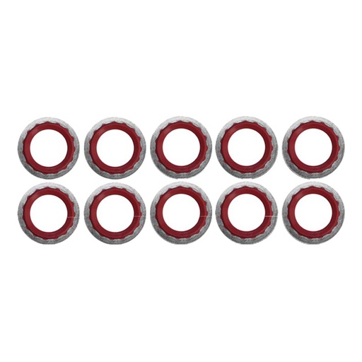 [YF-90C7-I7T8] AC Stat Seal Gasket No 10 Red  830.52310R-10  *(PACK OF 10)*   2313203000
