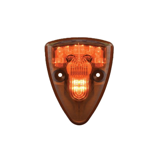 [QX-QO10-Z662] Cab Marker Light LED Triangle Amber   571.LD326A15    1155A