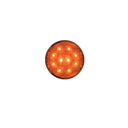 [99-8414-DQ3B] F/P/T Light LED 4in Amber Male 3 Pin   571.LD405A10   53253