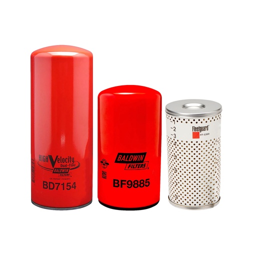 CUMMINS OIL CHANGE KIT BD7154, BF9885, FF-5369