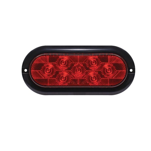S/T/T Light LED 6in Oval Red  571.LD605R7