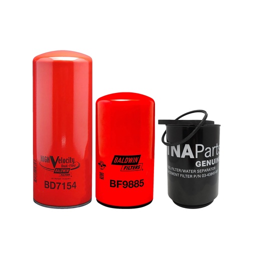 CUMMINS OIL CHANGE KIT BD7154, BF9885, 03-43845-001