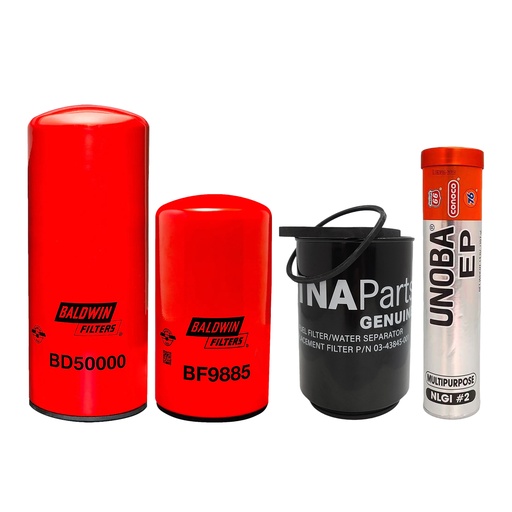 [KGAKIT-87] CUMMINS OIL CHANGE KIT BD50000,BF9885, 03-43845-001, FREE GREASE