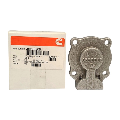 OEM CUMMINS BODY,UNLOADING VALVE  3558828