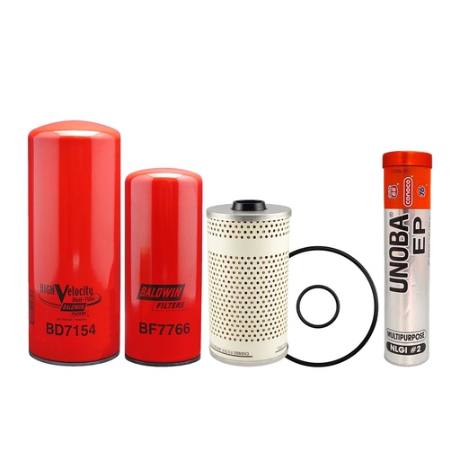 [KGAKIT-93] CUMMINS OIL CHANGE KIT BD7154, BF7766, PF7744, FREE GREASE