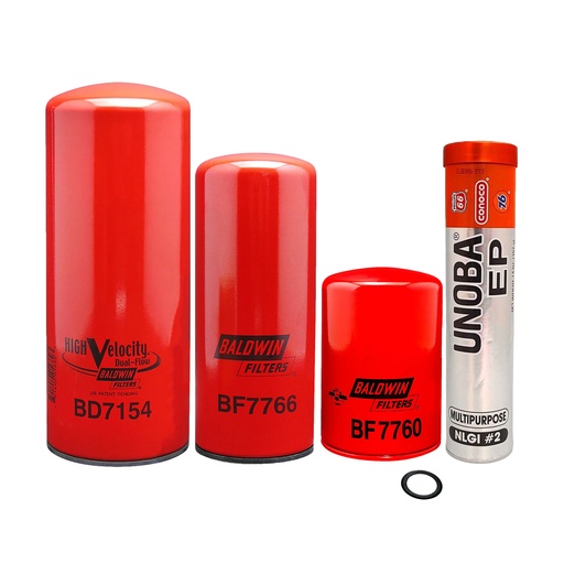 [KGAKIT-92] CUMMINS OIL CHANGE KIT BD7154, BF7766, BF7760, FREE GREASE