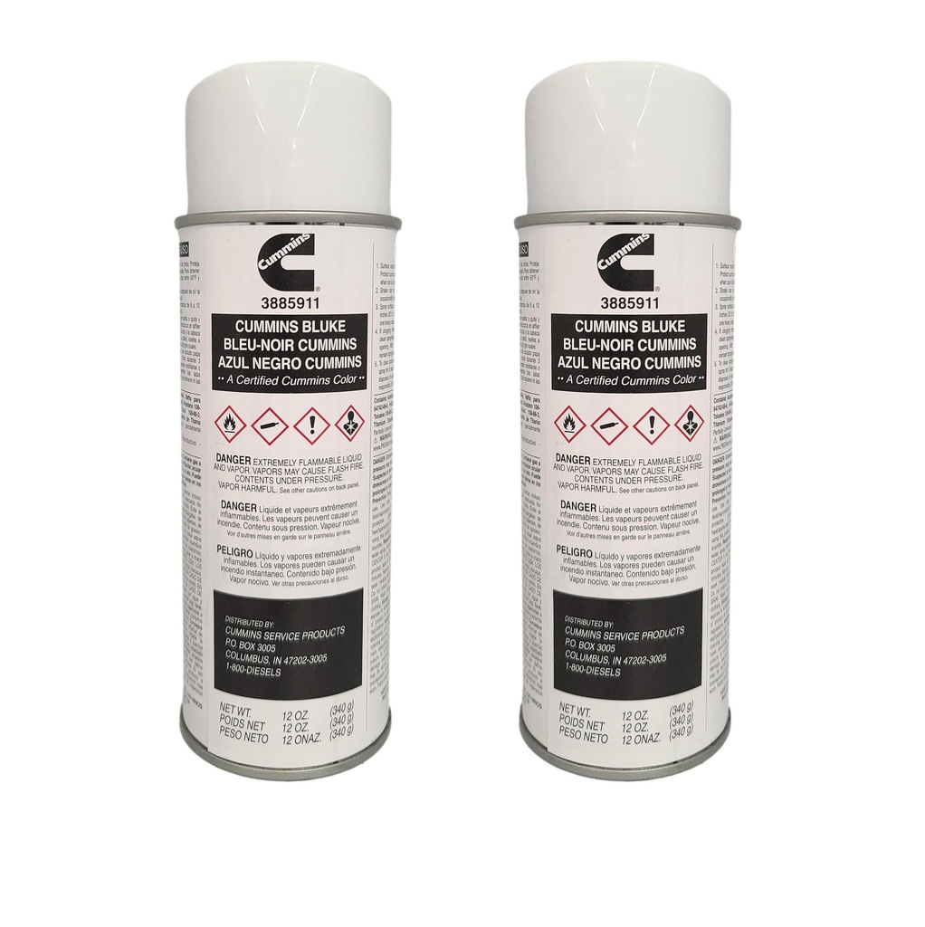 OEM CUMMINS PAINT BLUKE CAN 3885911 *(Pack of 2)* | KAHGO Truck Parts