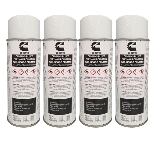 OEM CUMMINS PAINT BLUKE CAN 3885911 *( Pack of 4)*