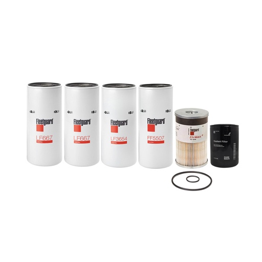 VOLVO OIL CHANGE KIT LF667, FF5507, LF3654, FS19765, 21937298