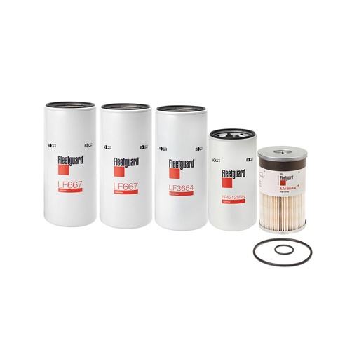 VOLVO OIL CHANGE KIT LF667, FF42128, LF3654, FS19765