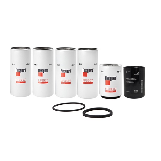 VOLVO OIL CHANGE KIT LF 667, FF5507, LF3654, FS19532, 21937298