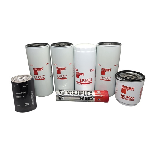 [KGAKIT-54] VOLVO OIL CHANGE KIT LF667, FF5507, LF3654, FS19966, 21937298, FREE GREASE