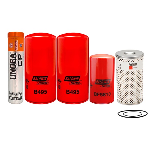 [KGAKIT-118] DETROIT OIL CHANGE KIT, B495, BF5810, FF-5369, FREE GREASE