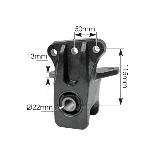 [KO-HG4W-XIG5] Shackle Hanger RH Hendrickson  MHS641762  68554-002  64155-2