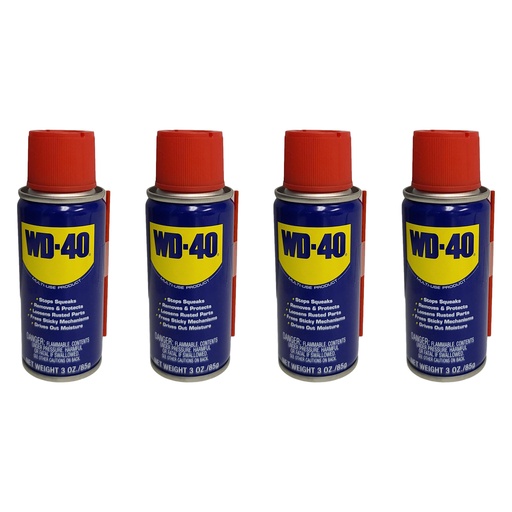 WD-40 Aerosol Lubricant 49000 Mult-Use Product 3oz. *(Pack of 4)*