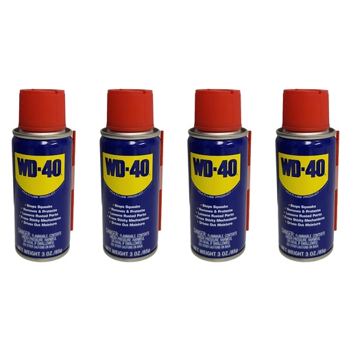 WD-40 Aerosol Lubricant 49000 Mult-Use Product 3oz. *(Pack of 4)*