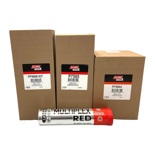[KGAKIT-162] DETROIT OIL CHANGE KIT, P7505,PF9908KIT,PF9804, FREE GREASE