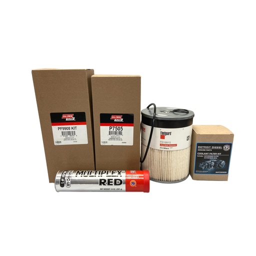 DETROIT OIL CHANGE KIT, P7505,PF9908 KIT, FS19915, A4722030355, FREE GREASE