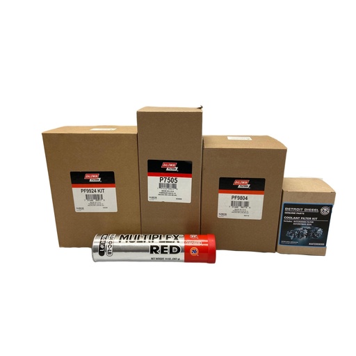 [KGAKIT-158] DETROIT OIL CHANGE KIT, P7505, PF9924 kit, PF9804, A4722030355, FREE GREASE