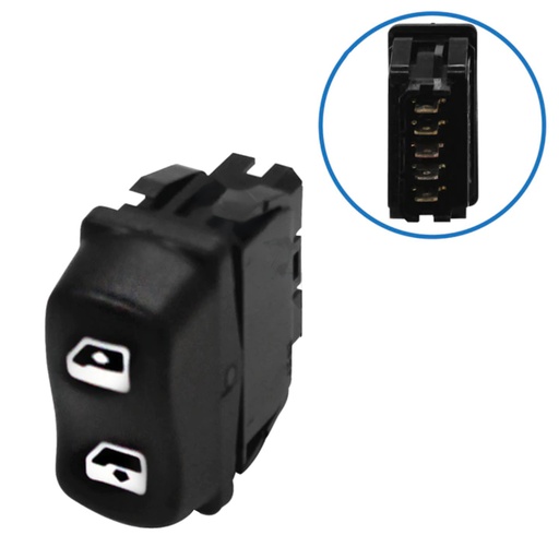 [VX-O1S1-FI5V] Window Lift Switch Driveside Peterbilt  577.75607  1609209PKG