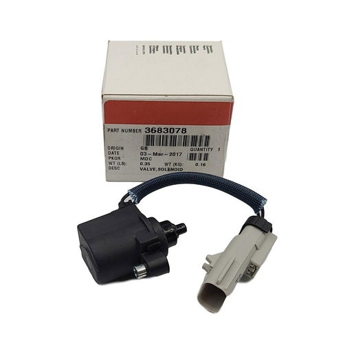 New OEM Genuine Cummins VALVE,SOLENOID 3683078