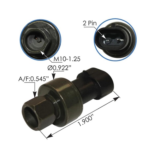 High Pressure Switch AC Peterbilt 577.75614 1803835 K3013701 1439 11-2657 112657