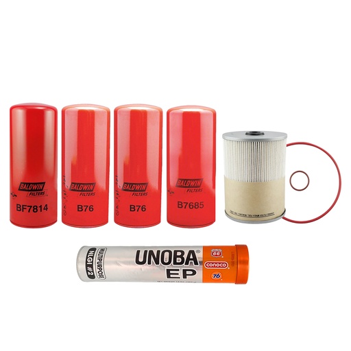 [KGAKIT-137] VOLVO OIL CHANGE KIT, B76, BF7814, B7685, PF9804, FREE GREASE