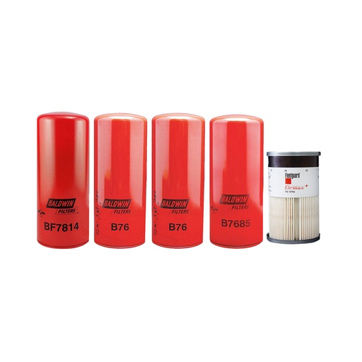 VOLVO OIL CHANGE KIT, B76, BF7814, B7685, FS19765