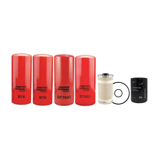 VOLVO OIL CHANGE KIT, B76, BF7943, B7685, PF7744, 21937298